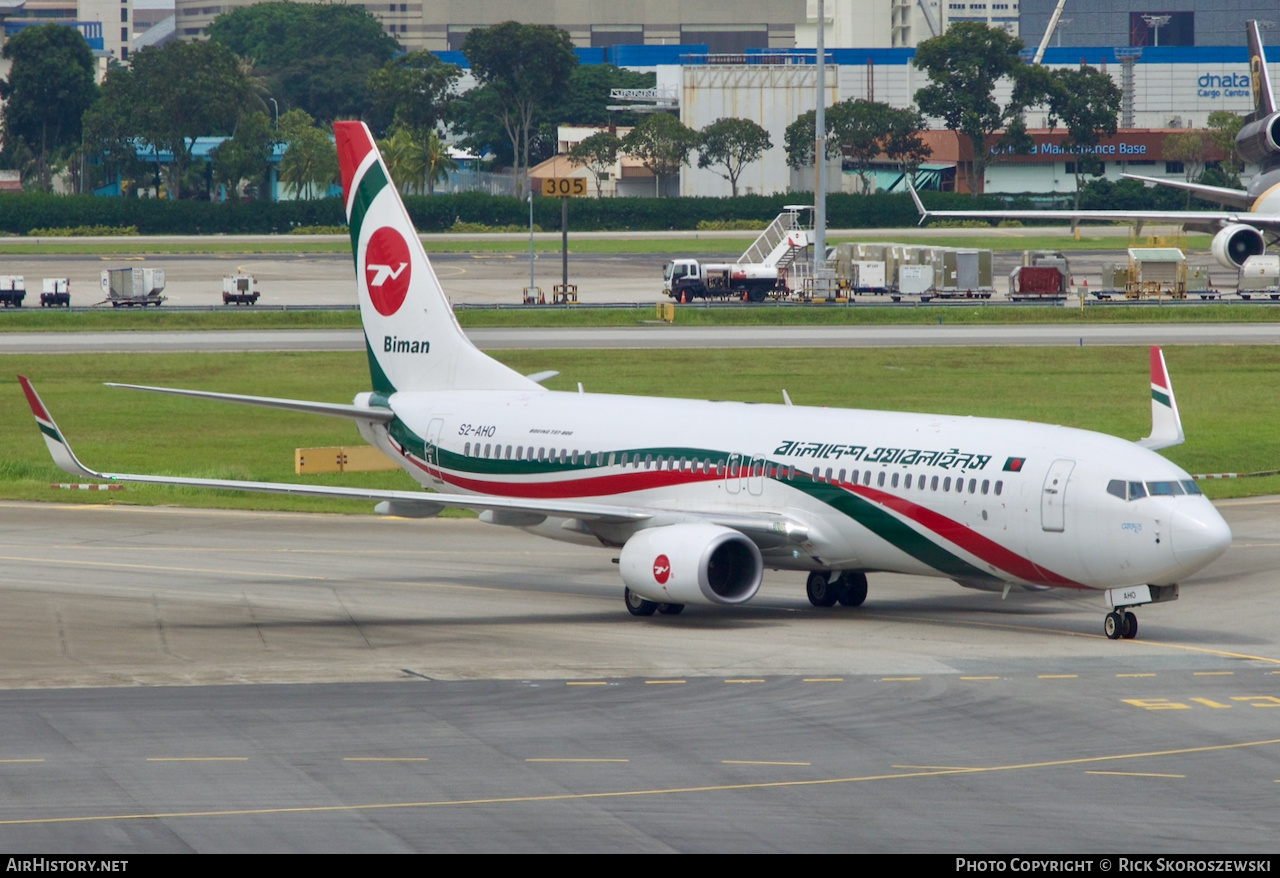 Aircraft Photo of S2-AHO | Boeing 737-8E9 | Biman Bangladesh Airlines | AirHistory.net #373636