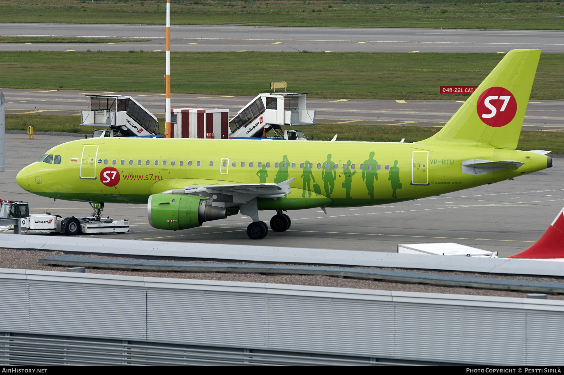 Aircraft Photo of VP-BTU | Airbus A319-114 | S7 Airlines | AirHistory.net #373655