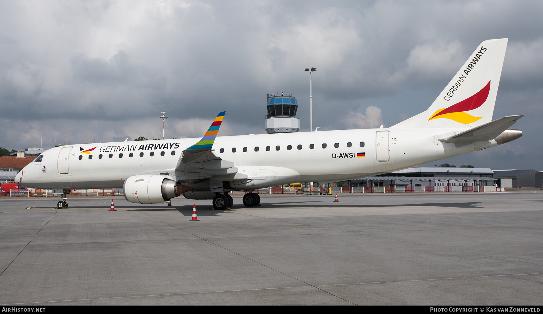 Aircraft Photo of D-AWSI | Embraer 190LR (ERJ-190-100LR) | German Airways | AirHistory.net #373661