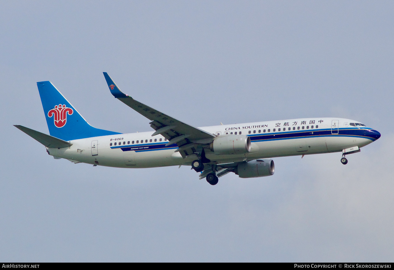 Aircraft Photo of B-6069 | Boeing 737-81B | China Southern Airlines | AirHistory.net #373670