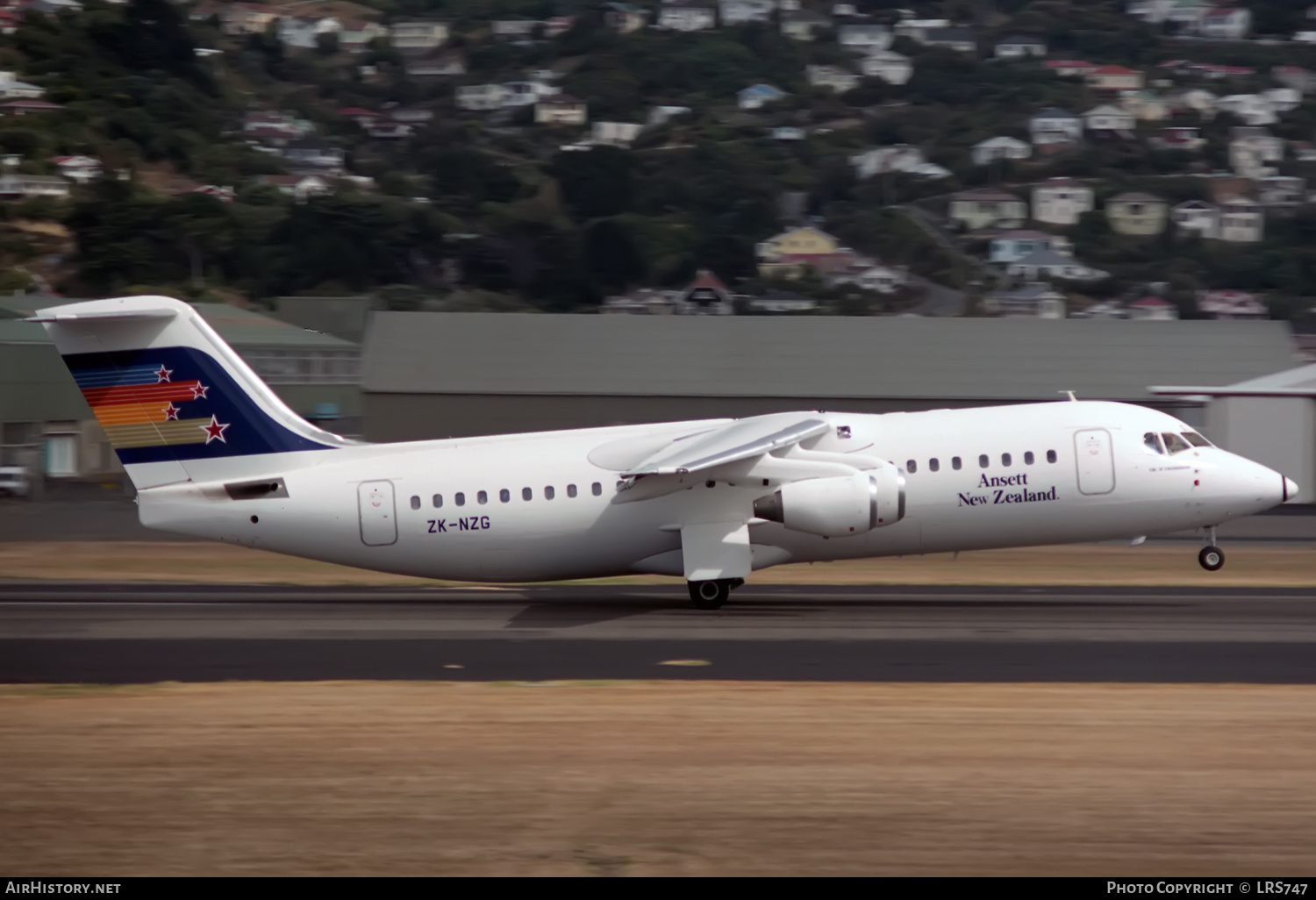 Aircraft Photo of ZK-NZG | British Aerospace BAe-146-300 | Ansett New Zealand | AirHistory.net #373677