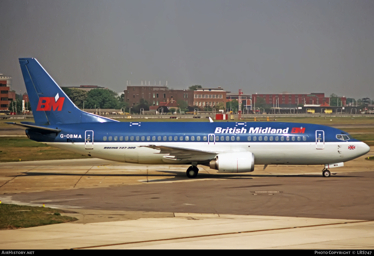 Aircraft Photo of G-OBMA | Boeing 737-33A | British Midland Airways - BMA | AirHistory.net #373683