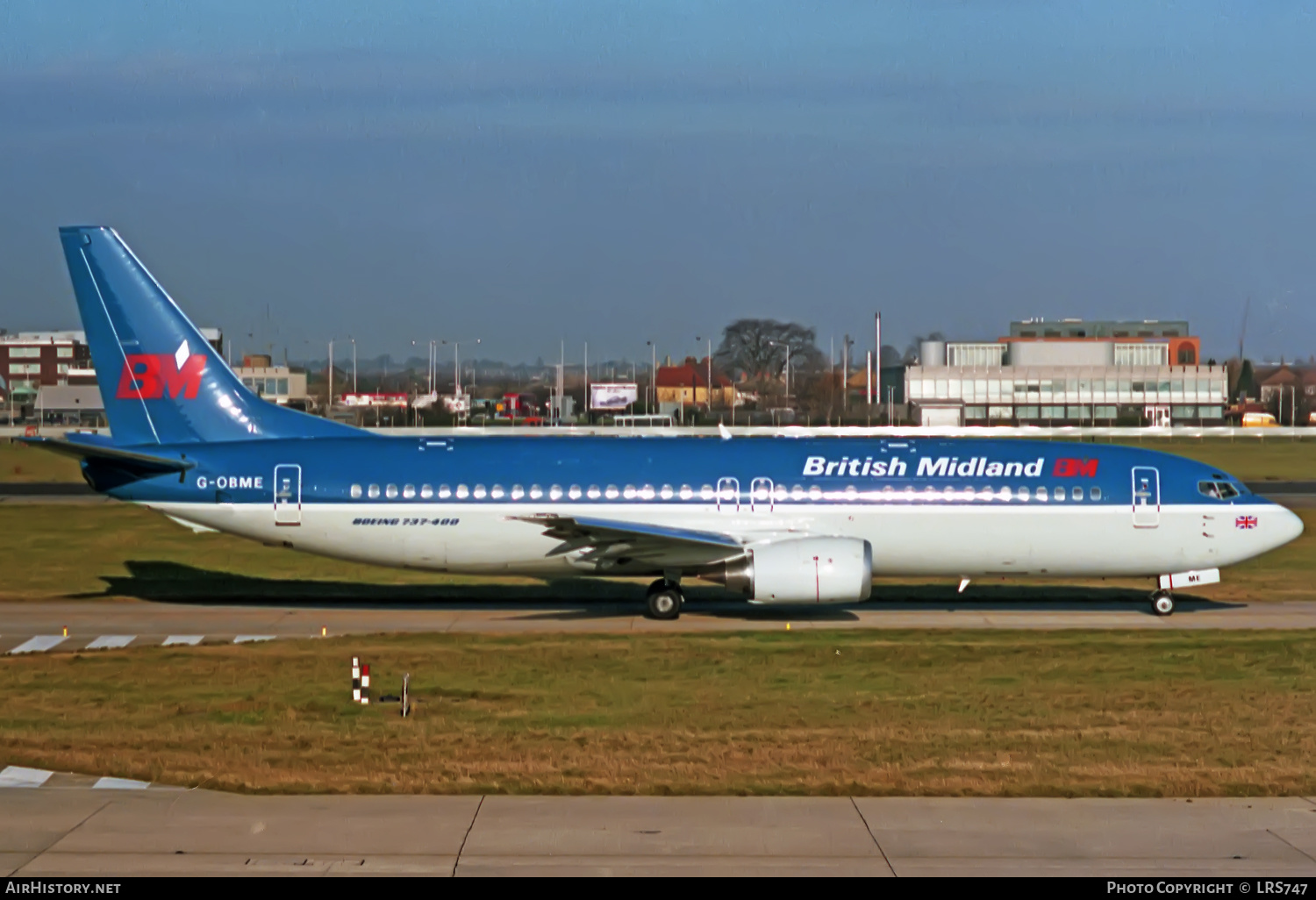 Aircraft Photo of G-OBME | Boeing 737-4Y0 | British Midland Airways - BMA | AirHistory.net #373689