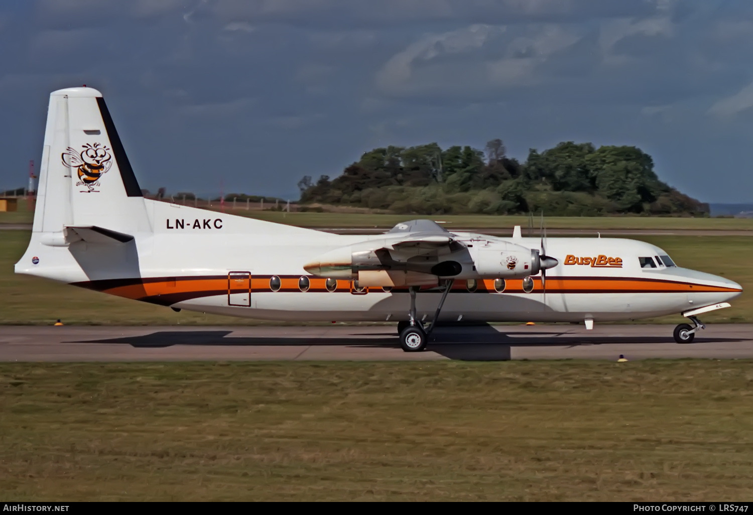 Aircraft Photo of LN-AKC | Fokker F27-200 Friendship | Busy Bee of Norway | AirHistory.net #373710