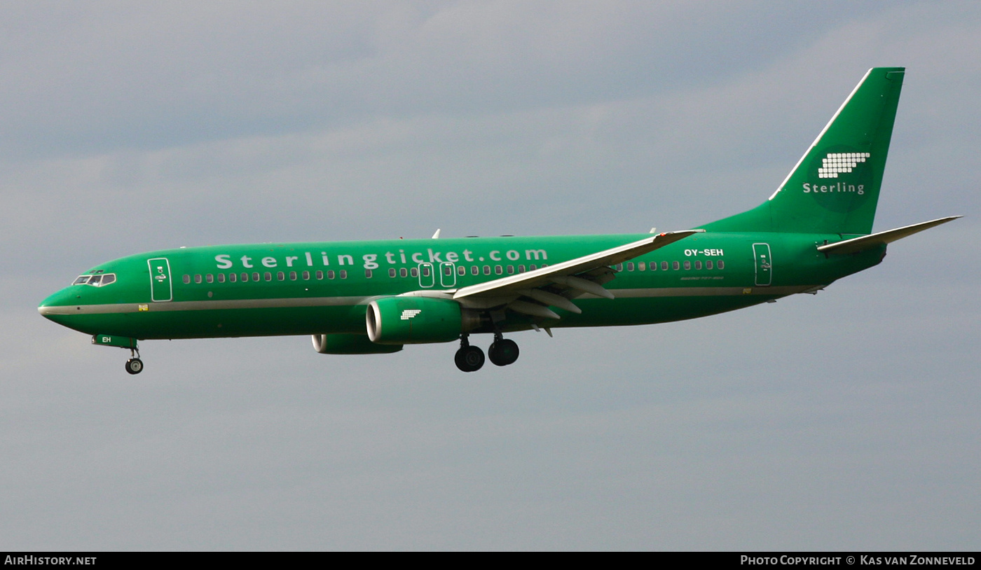 Aircraft Photo of OY-SEH | Boeing 737-85H | Sterling European Airlines | AirHistory.net #373727