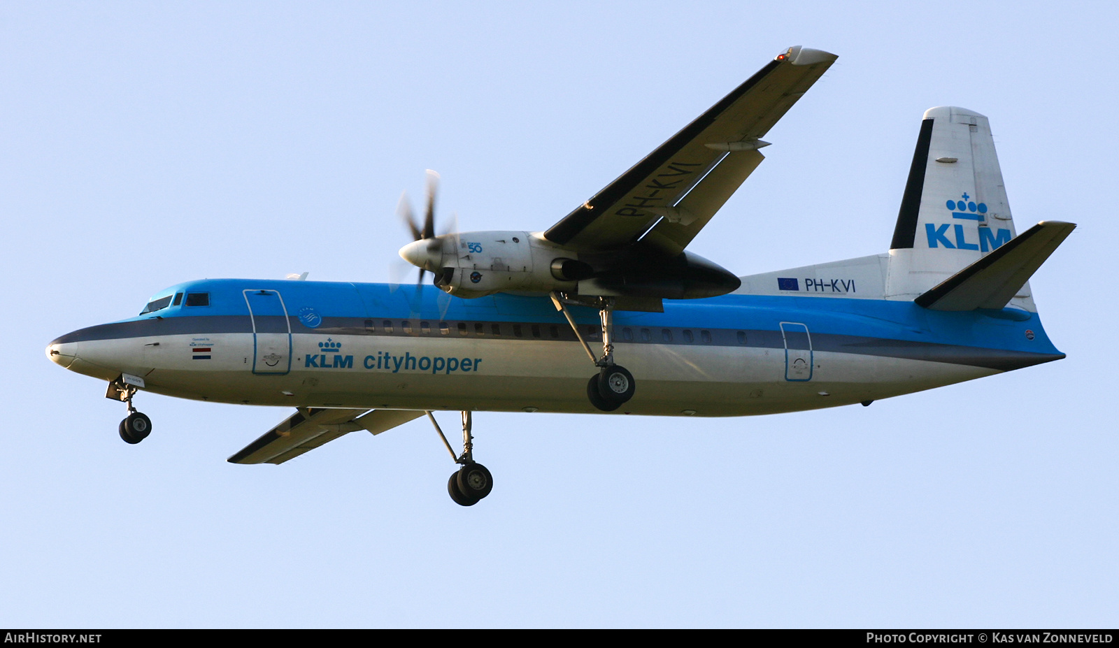 Aircraft Photo of PH-KVI | Fokker 50 | KLM Cityhopper | AirHistory.net #373729