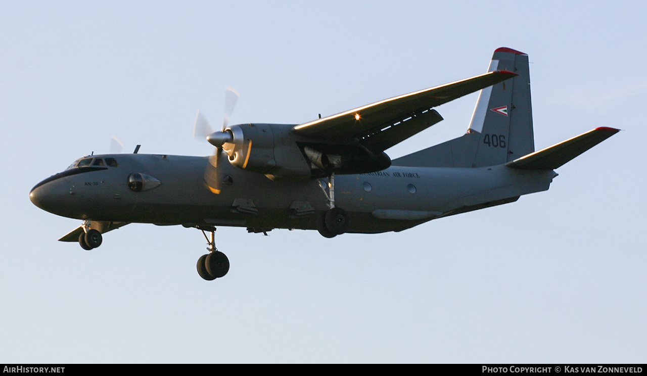 Aircraft Photo of 406 | Antonov An-26 | Hungary - Air Force | AirHistory.net #373734