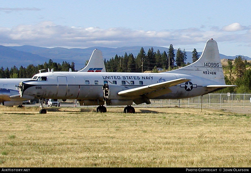 Aircraft Photo of N5248N / 140996 | Convair C-131F | AirHistory.net #373753