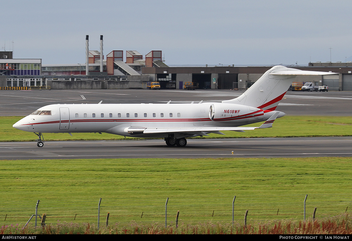 Aircraft Photo of N618WF | Bombardier Global Express (BD-700-1A10) | AirHistory.net #373760