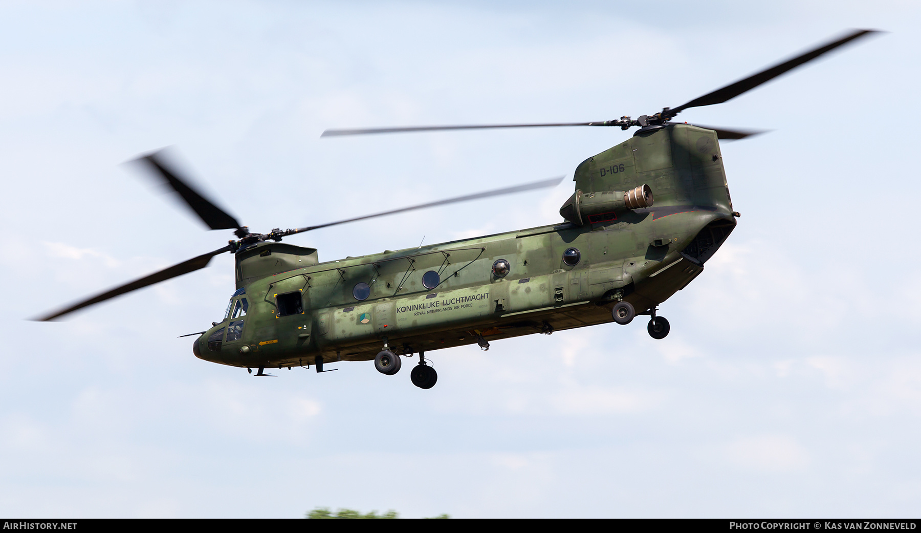 Aircraft Photo of D-106 | Boeing CH-47D Chinook (414) | Netherlands - Air Force | AirHistory.net #373786