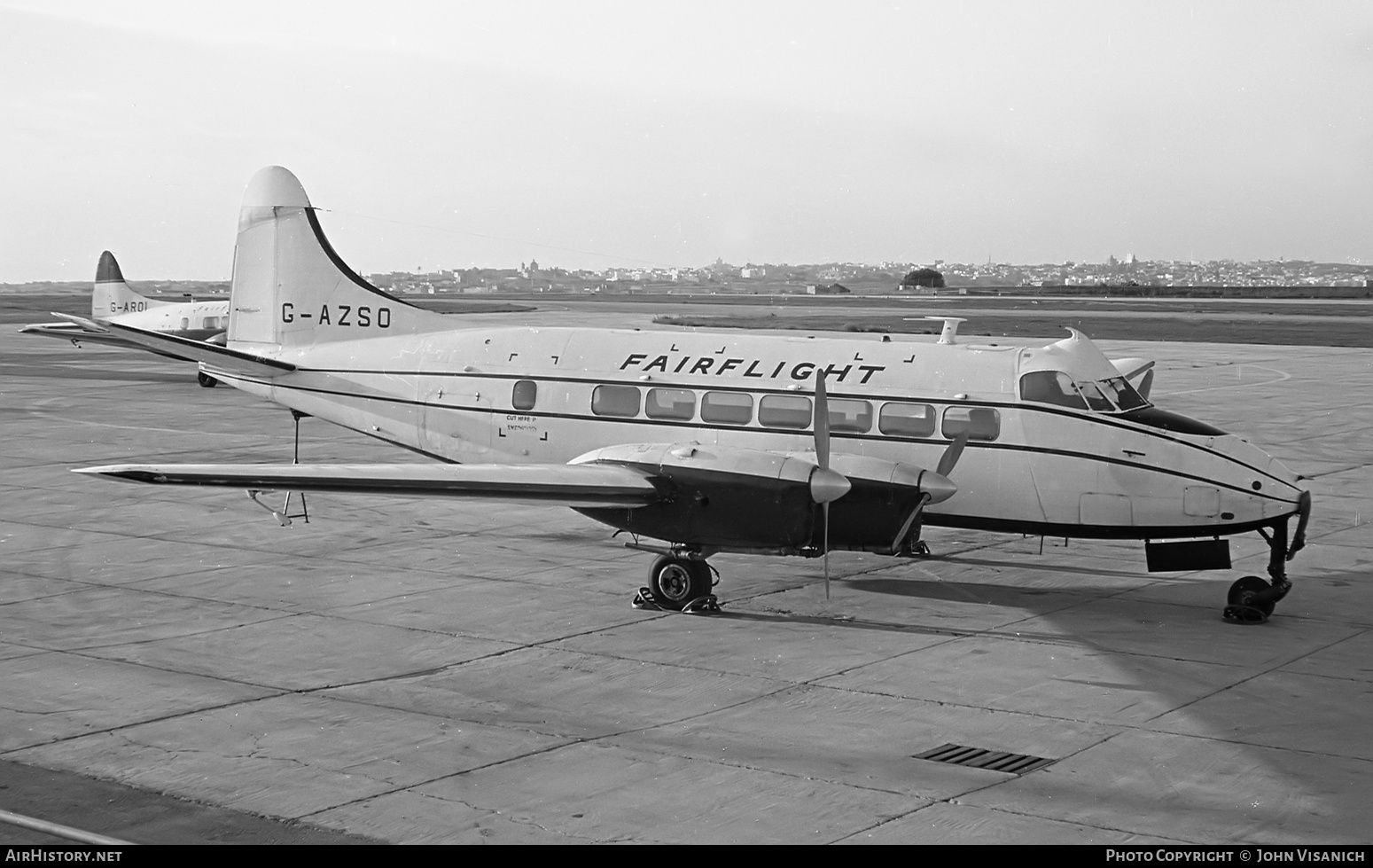 Aircraft Photo of G-AZSO | De Havilland D.H. 114 Heron 2 | Fairflight | AirHistory.net #373787