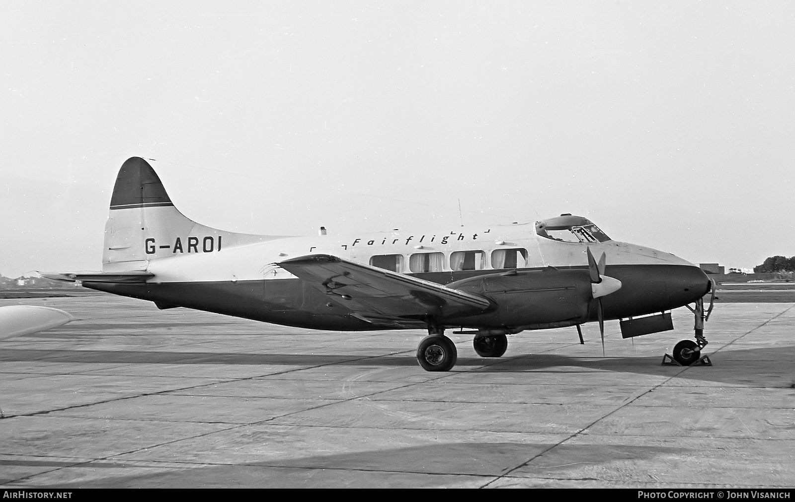 Aircraft Photo of G-AROI | De Havilland D.H. 104 Dove 5 | Fairflight | AirHistory.net #373788
