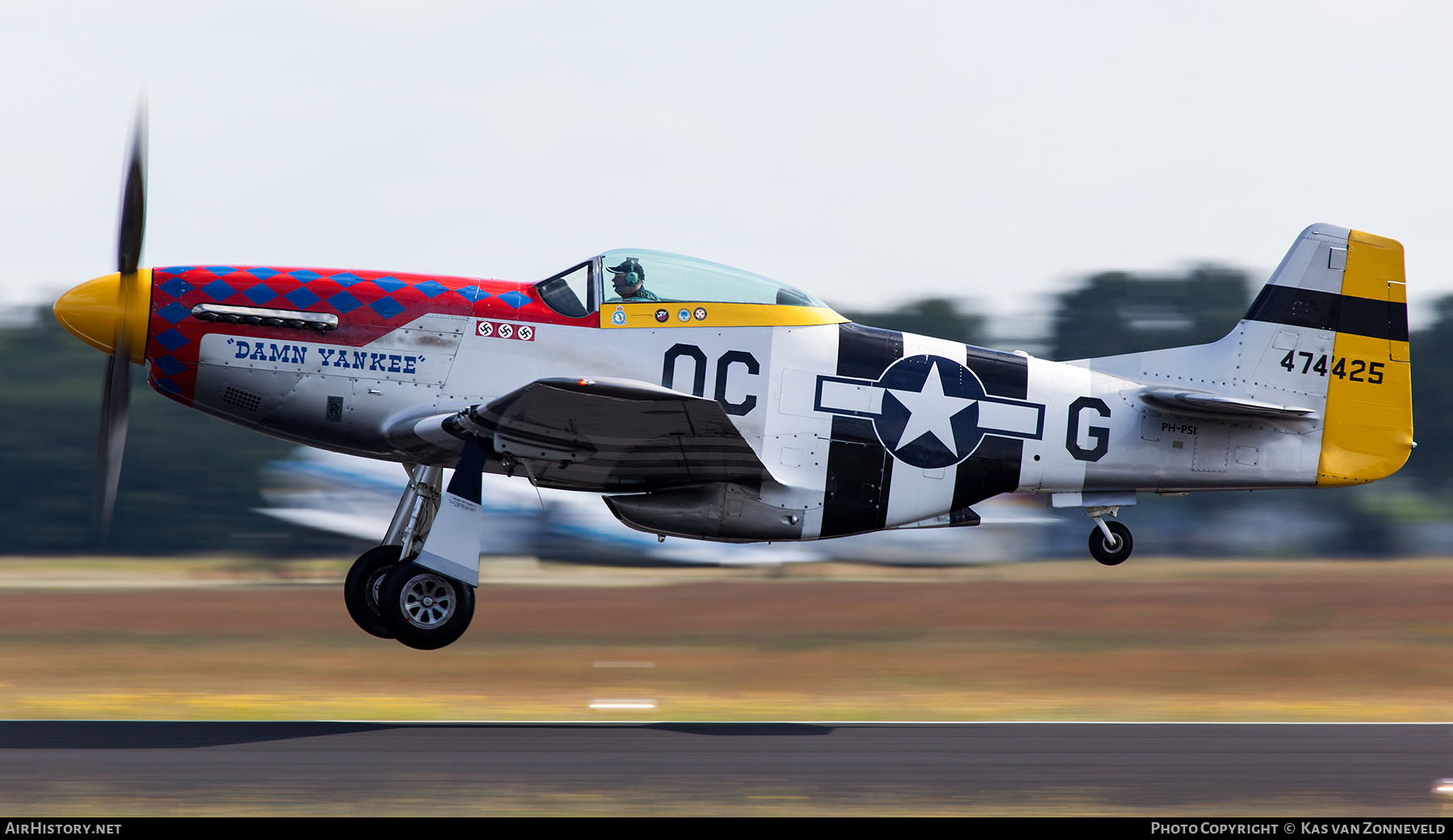 Aircraft Photo of PH-PSI / 474425 | North American P-51D Mustang | USA - Air Force | AirHistory.net #373789