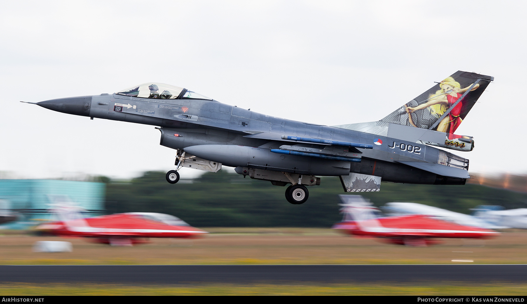 Aircraft Photo of J-002 | General Dynamics F-16AM Fighting Falcon | Netherlands - Air Force | AirHistory.net #373803