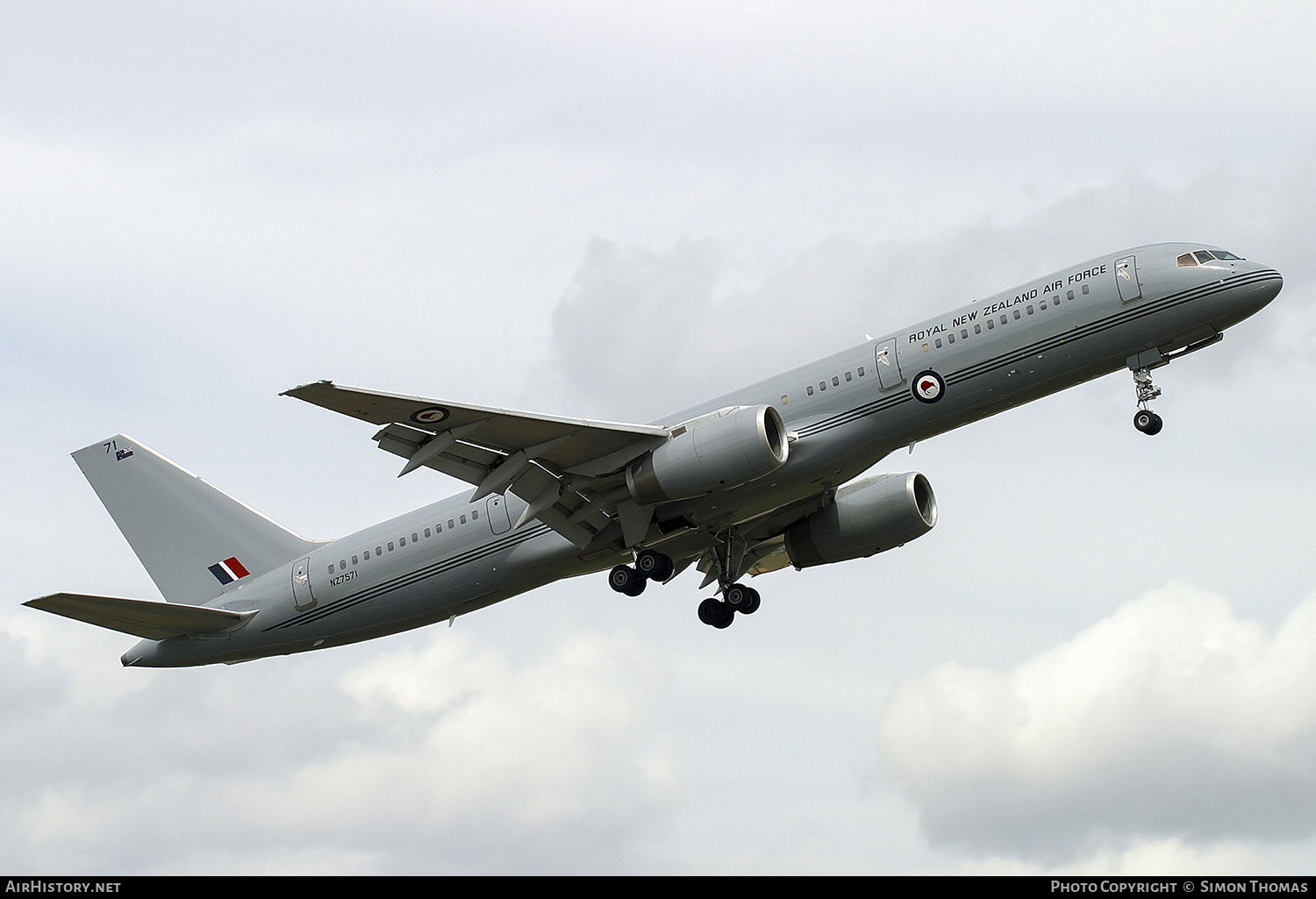 Aircraft Photo of NZ7571 | Boeing 757-2K2 | New Zealand - Air Force | AirHistory.net #373814