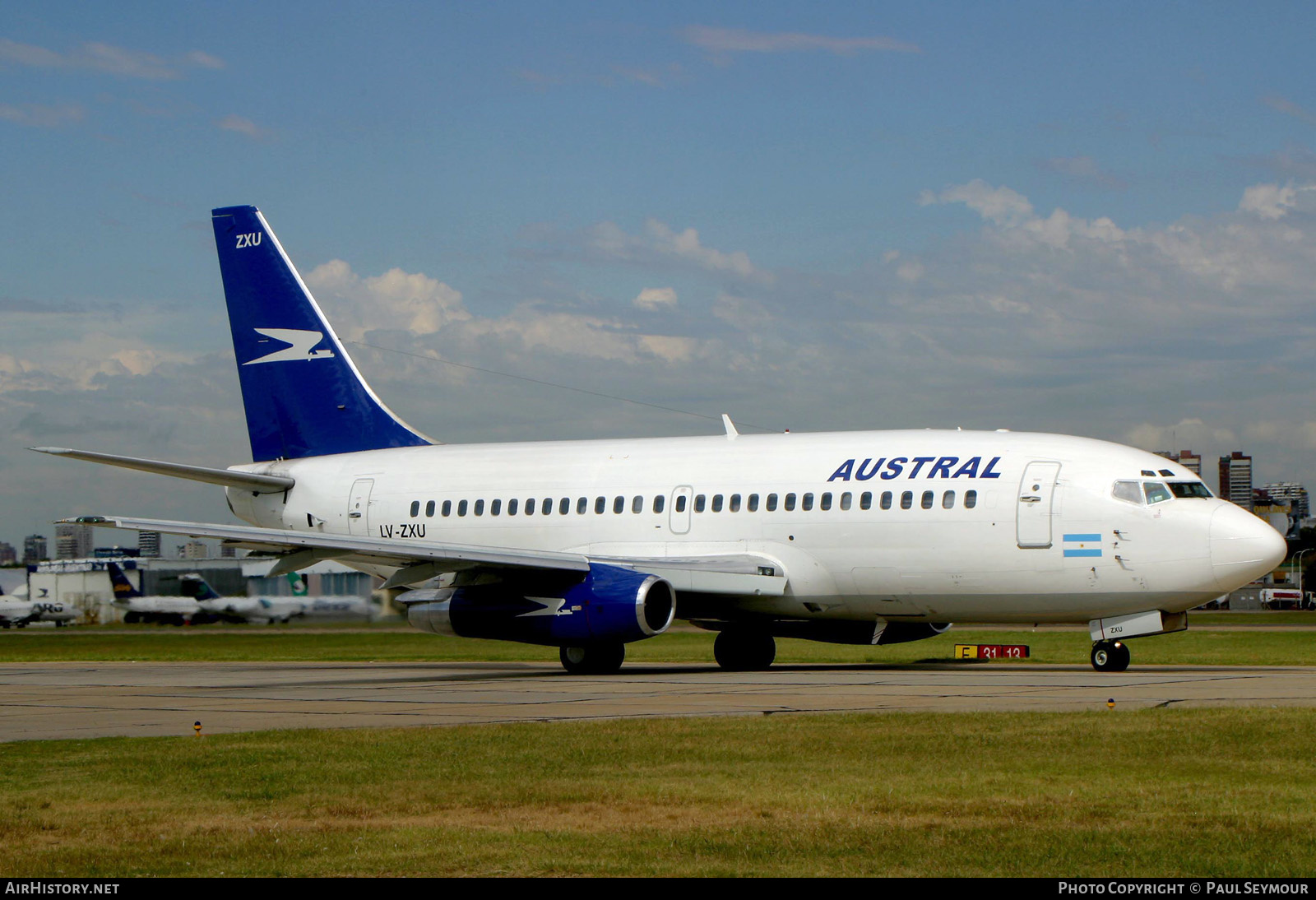 Aircraft Photo of LV-ZXU | Boeing 737-236/Adv | Austral Líneas Aéreas | AirHistory.net #373819