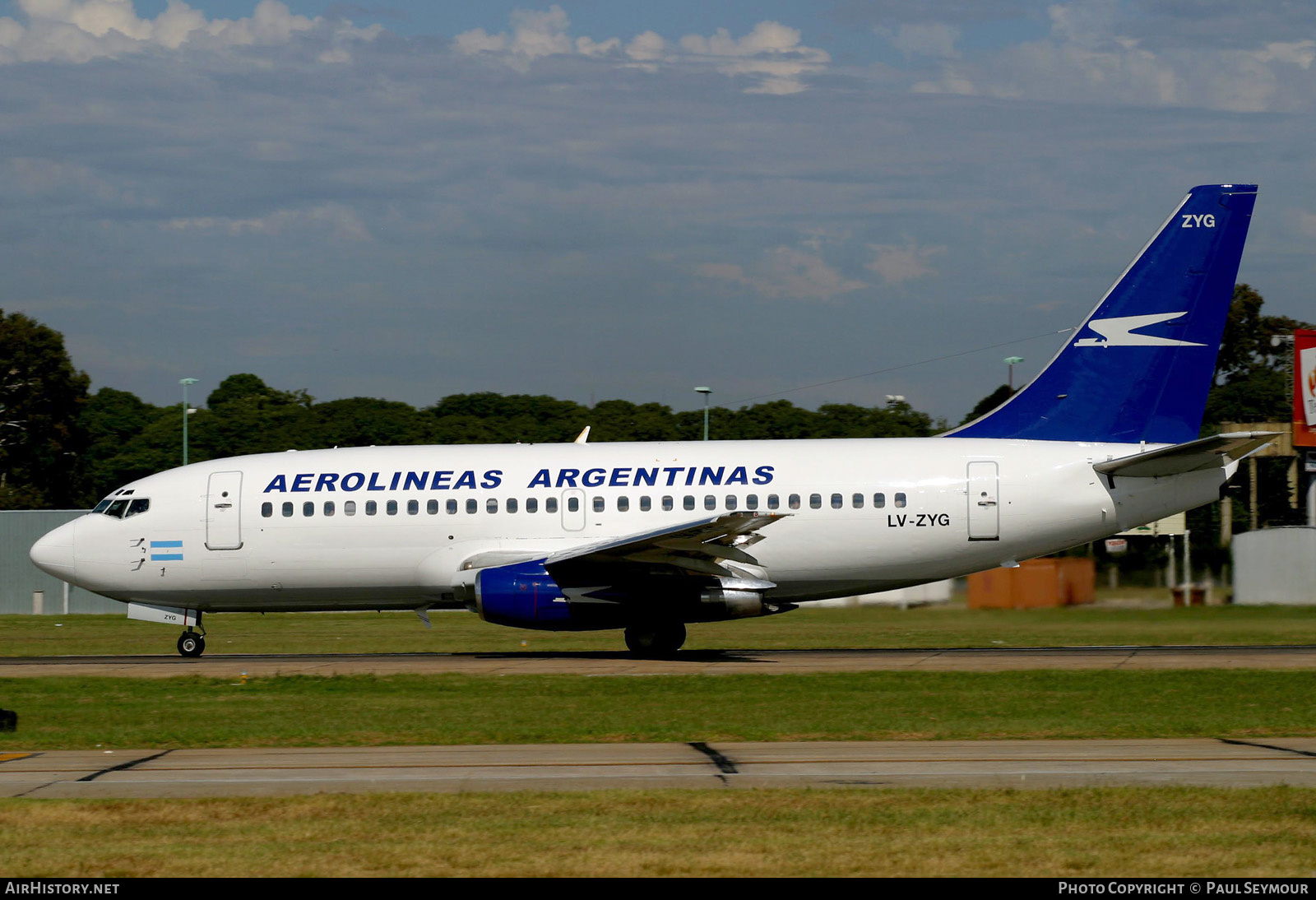 Aircraft Photo of LV-ZYG | Boeing 737-236/Adv | Aerolíneas Argentinas | AirHistory.net #373820