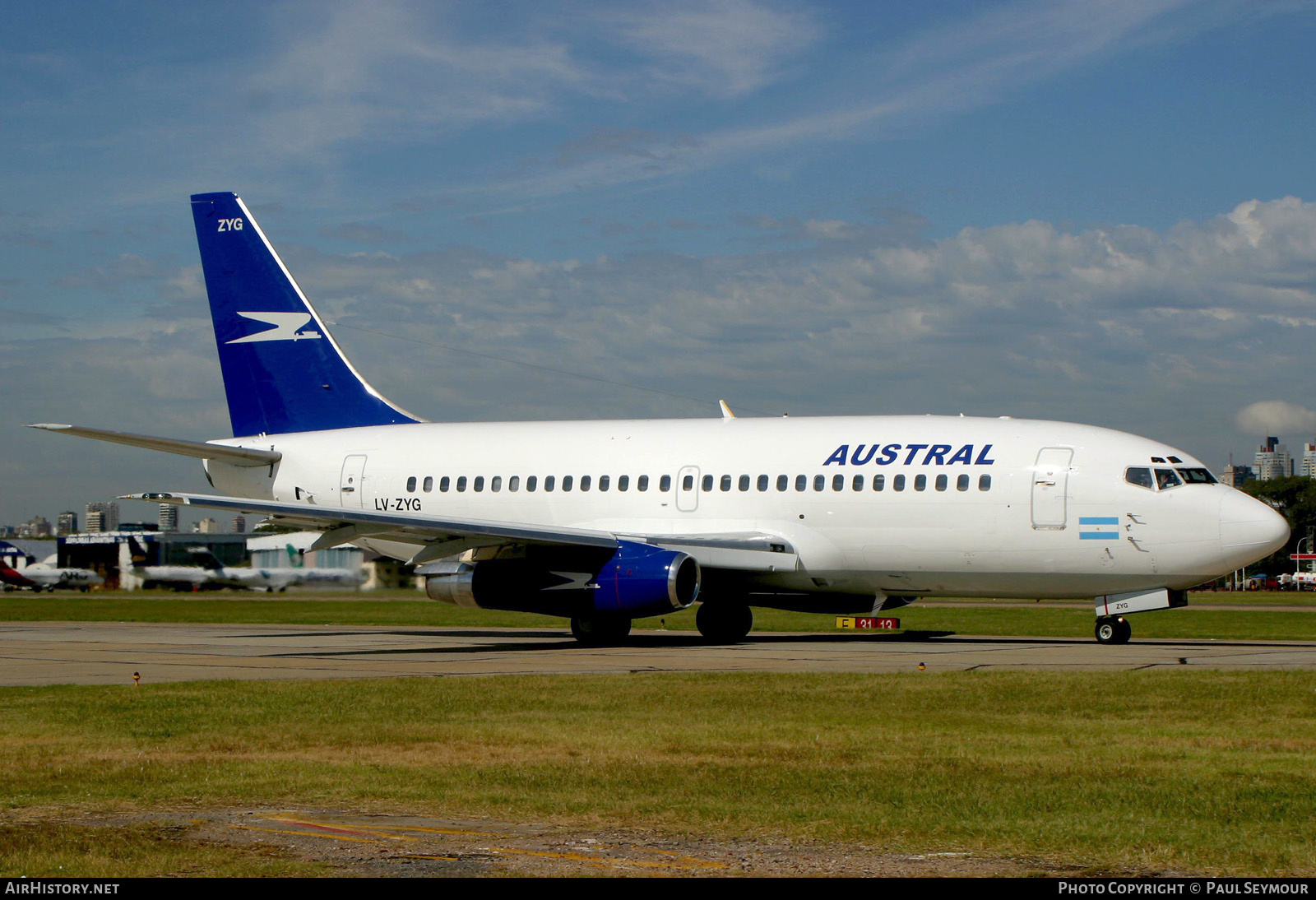 Aircraft Photo of LV-ZYG | Boeing 737-236/Adv | Austral Líneas Aéreas | AirHistory.net #373823