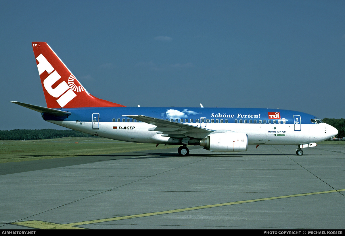 Aircraft Photo of D-AGEP | Boeing 737-75B | Germania | AirHistory.net #373827