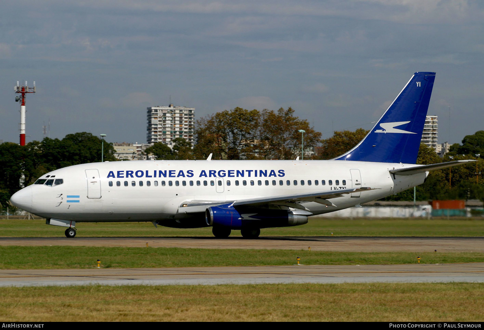 Aircraft Photo of LV-ZYI | Boeing 737-228/Adv | Aerolíneas Argentinas | AirHistory.net #373829