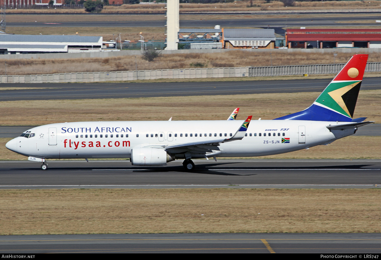 Aircraft Photo of ZS-SJN | Boeing 737-85F | South African Airways | AirHistory.net #373835