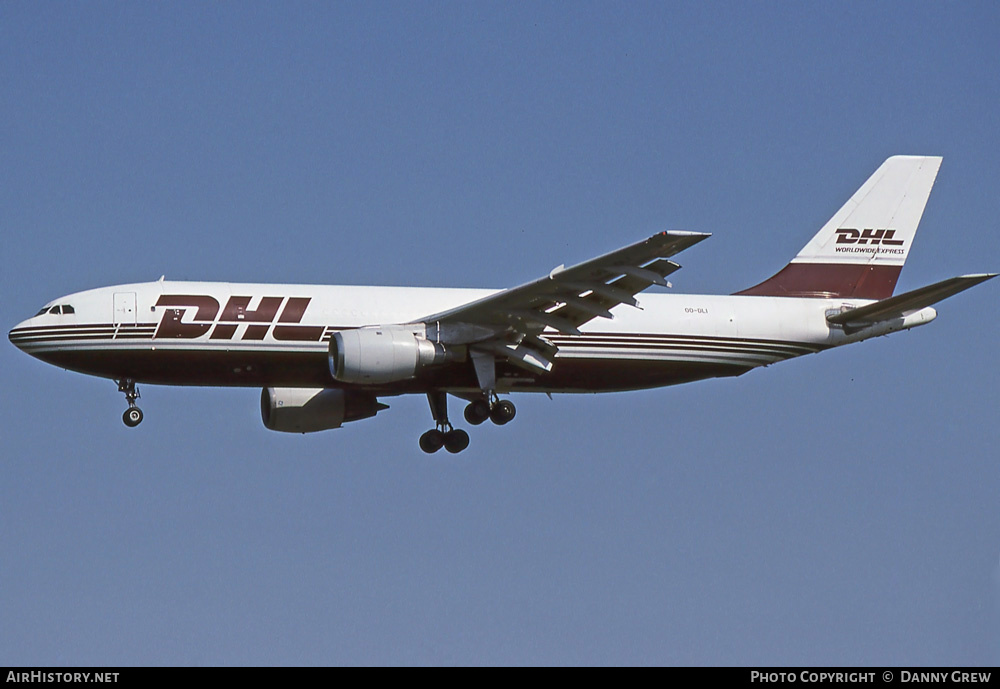 Aircraft Photo of OO-DLI | Airbus A300B4-203(F) | DHL Worldwide Express | AirHistory.net #373844