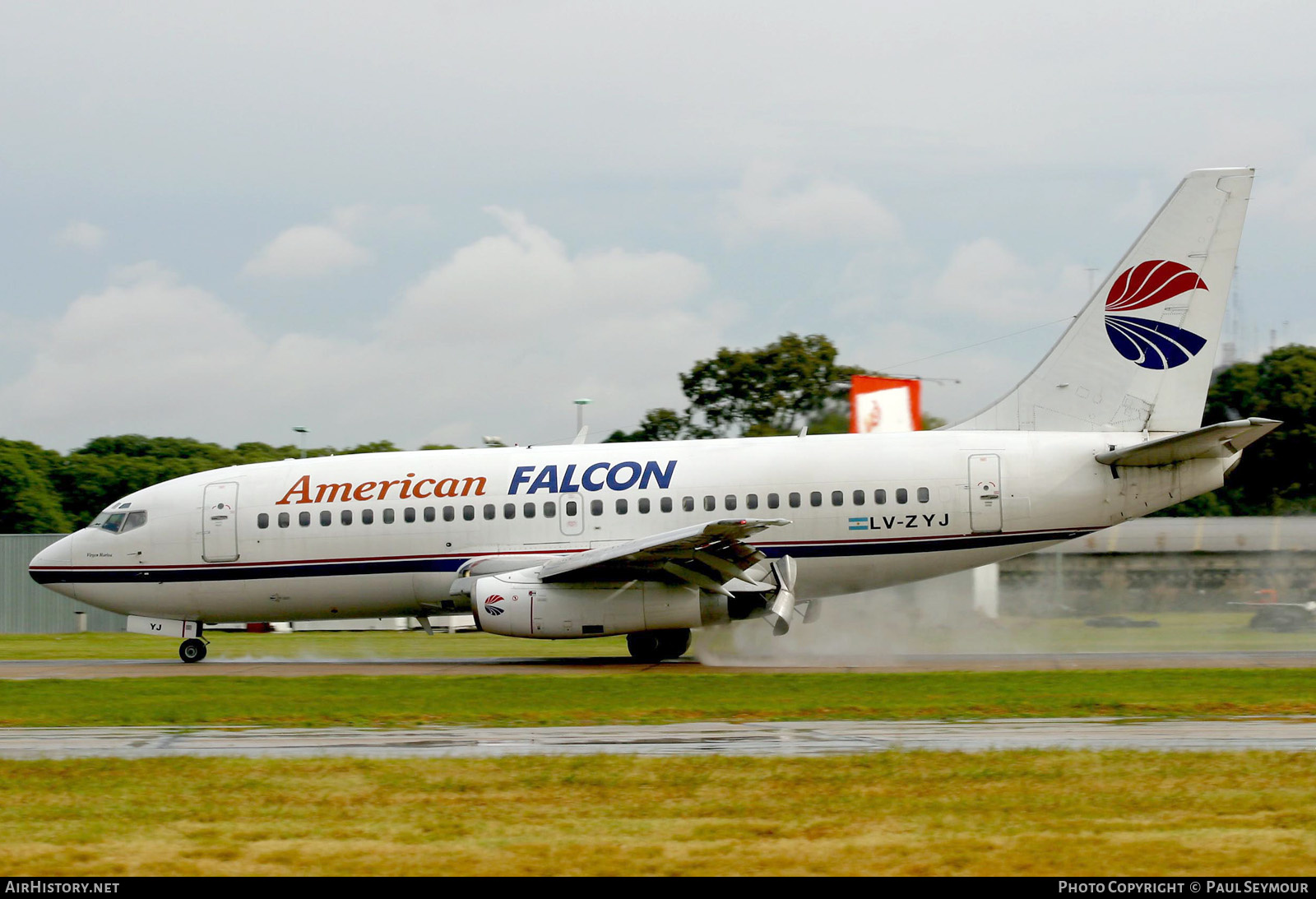 Aircraft Photo of LV-ZYJ | Boeing 737-291 | American Falcon Aerolíneas | AirHistory.net #373847