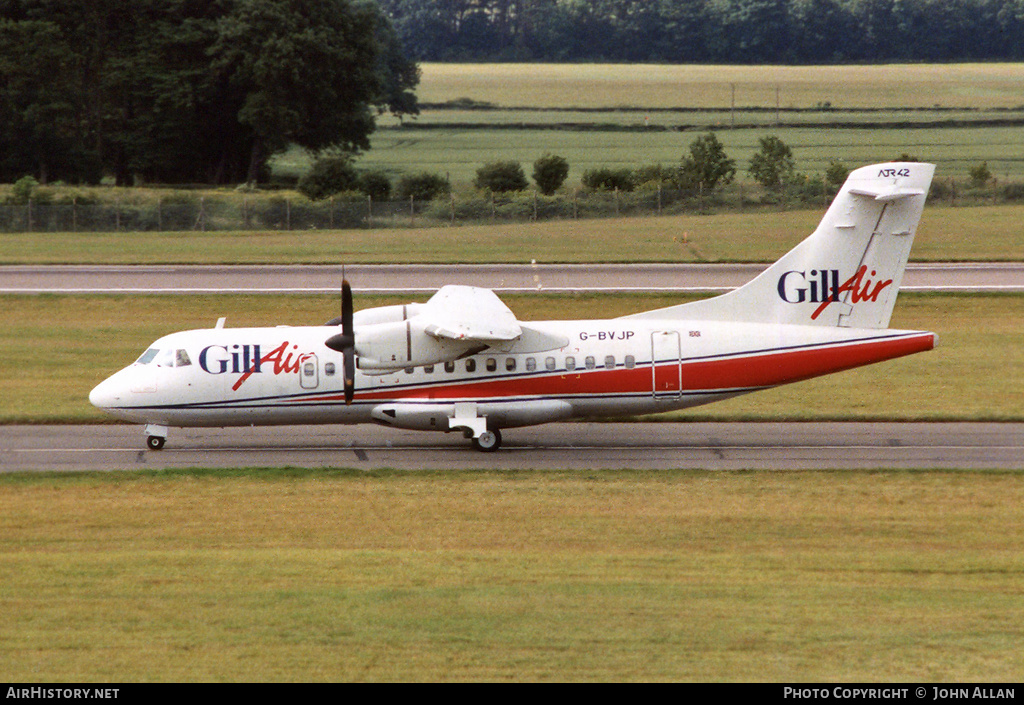 Aircraft Photo of G-BVJP | ATR ATR-42-300 | Gill Air | AirHistory.net #373865