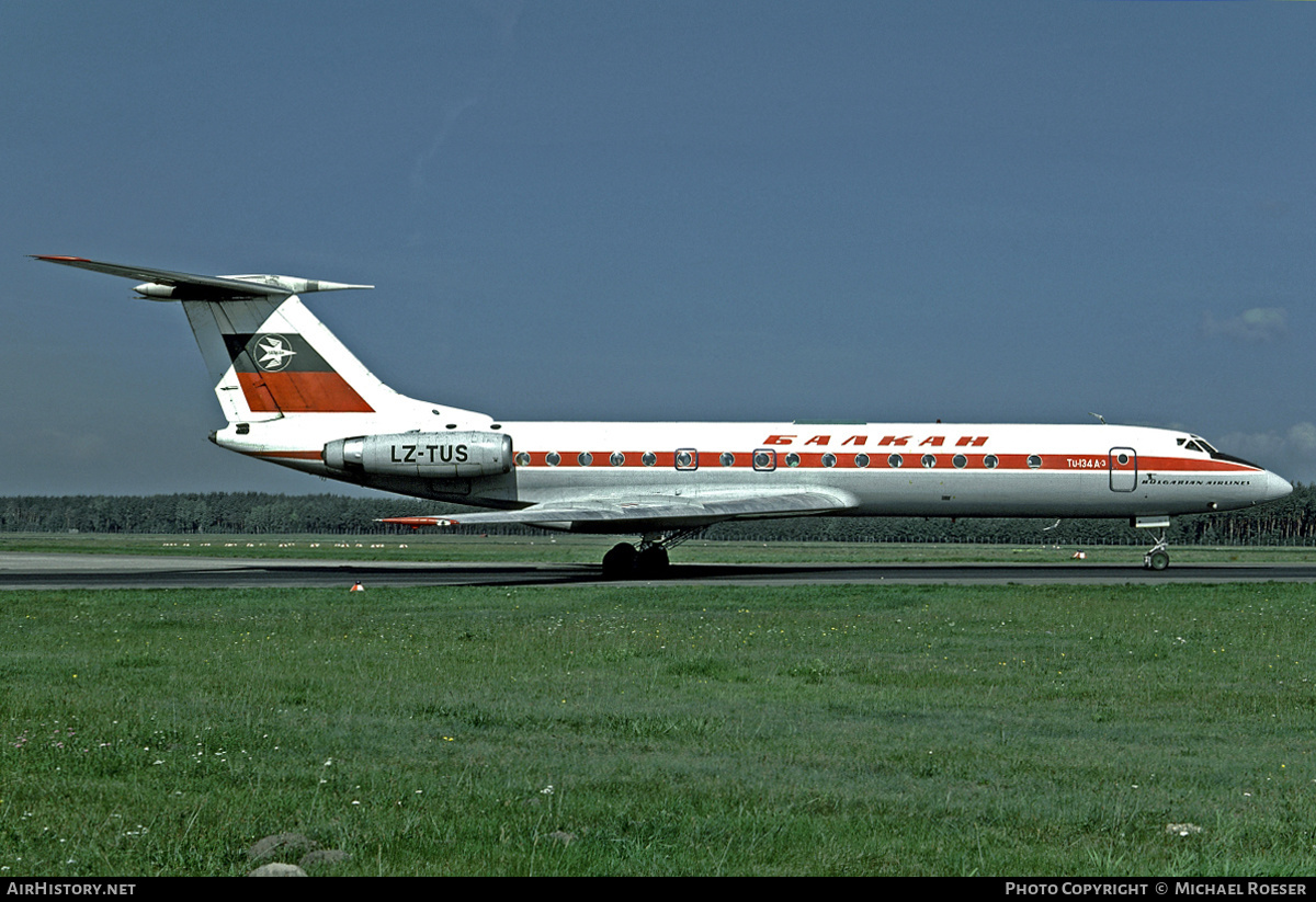 Aircraft Photo of LZ-TUS | Tupolev Tu-134A-3 | Balkan - Bulgarian Airlines | AirHistory.net #373916