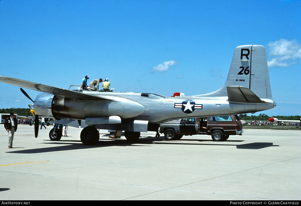 Aircraft Photo of N8036E / 44-35696 | Douglas A-26C Invader | USA - Air Force | AirHistory.net #373936