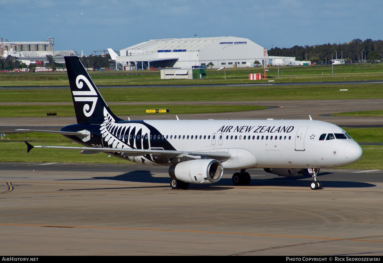 Aircraft Photo of ZK-OJF | Airbus A320-232 | Air New Zealand | AirHistory.net #373943