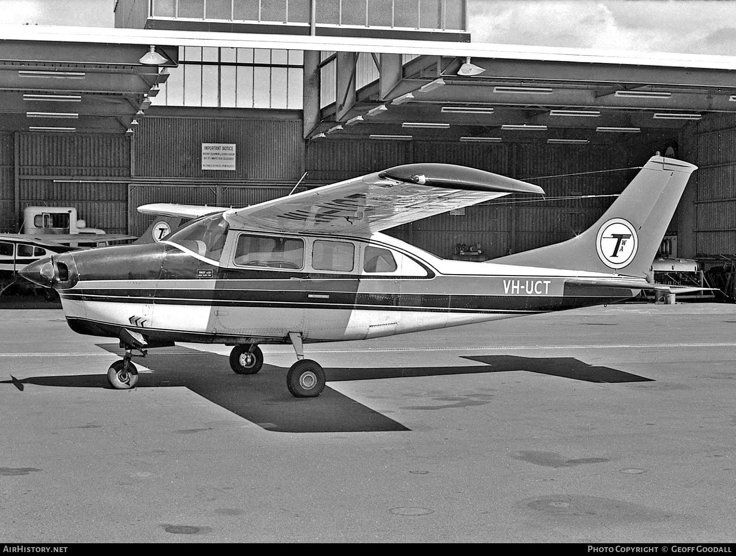 Aircraft Photo of VH-UCT | Cessna 210G Centurion | Trans West Air Charter | AirHistory.net #373955