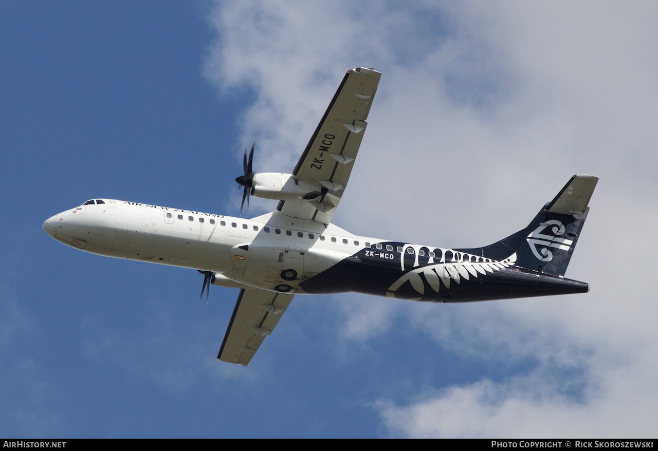 Aircraft Photo of ZK-MCO | ATR ATR-72-500 (ATR-72-212A) | Air New Zealand Link | AirHistory.net #373960