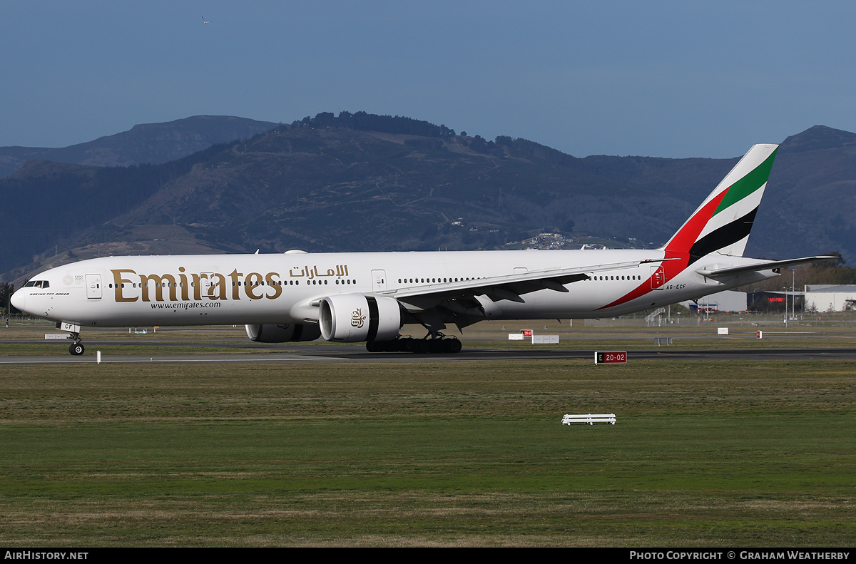 Aircraft Photo of A6-ECF | Boeing 777-31H/ER | Emirates | AirHistory.net #373966