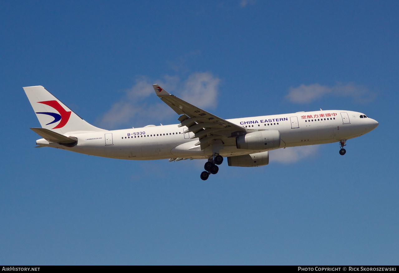 Aircraft Photo of B-5930 | Airbus A330-243 | China Eastern Airlines | AirHistory.net #373974