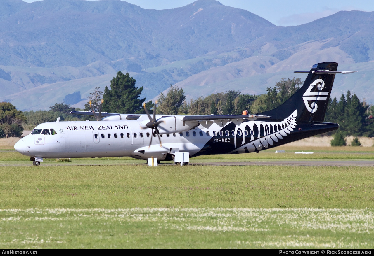 Aircraft Photo of ZK-MCC | ATR ATR-72-500 (ATR-72-212A) | Air New Zealand | AirHistory.net #373977