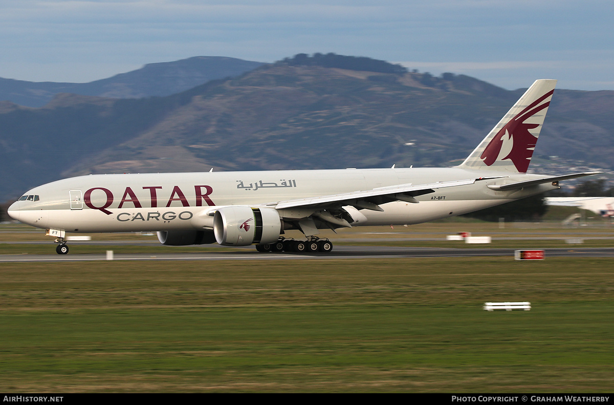 Aircraft Photo of A7-BFT | Boeing 777-F | Qatar Airways Cargo | AirHistory.net #373980