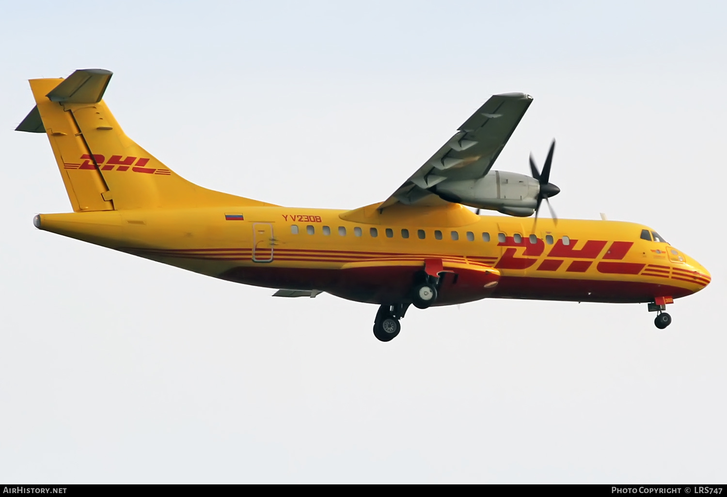 Aircraft Photo of YV2308 | ATR ATR-42-300/F | DHL International | AirHistory.net #373987