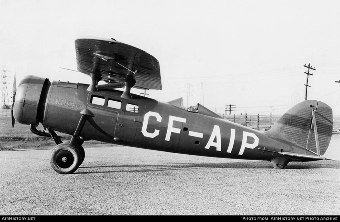 Aircraft Photo of CF-AIP | Consolidated 20-2 Fleetster | AirHistory.net #373994