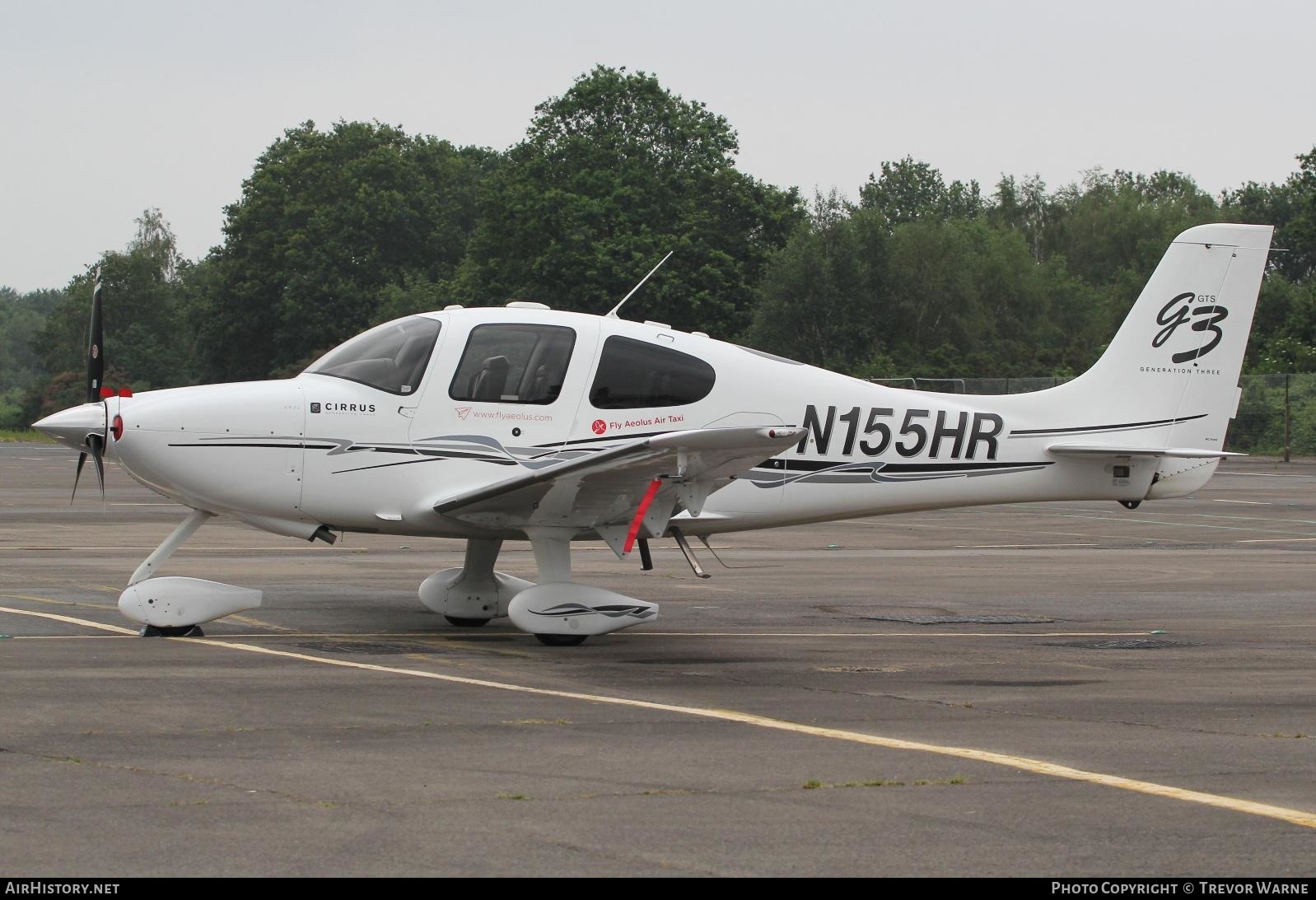 Aircraft Photo of N155HR | Cirrus SR-22 G3-GTS | Fly Aeolus Air Taxi | AirHistory.net #373997