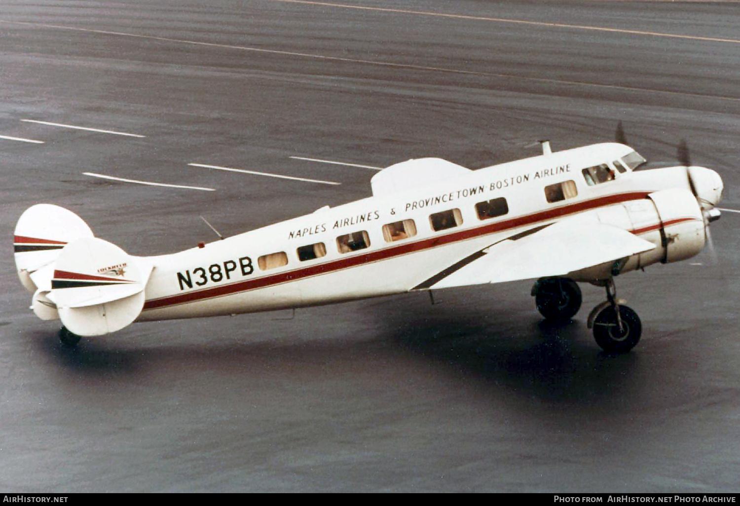 Aircraft Photo of N38PB | Lockheed 10-A Electra | Naples Airlines & Provincetown-Boston Airline | AirHistory.net #374003