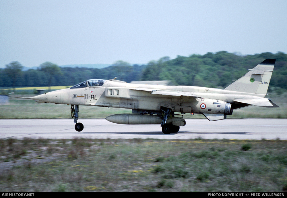 Aircraft Photo of A115 | Sepecat Jaguar A | France - Air Force | AirHistory.net #374010
