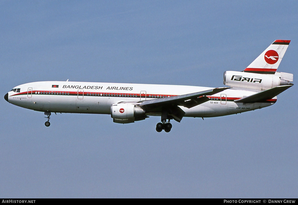 Aircraft Photo of S2-ACO | McDonnell Douglas DC-10-30 | Biman Bangladesh Airlines | AirHistory.net #374047