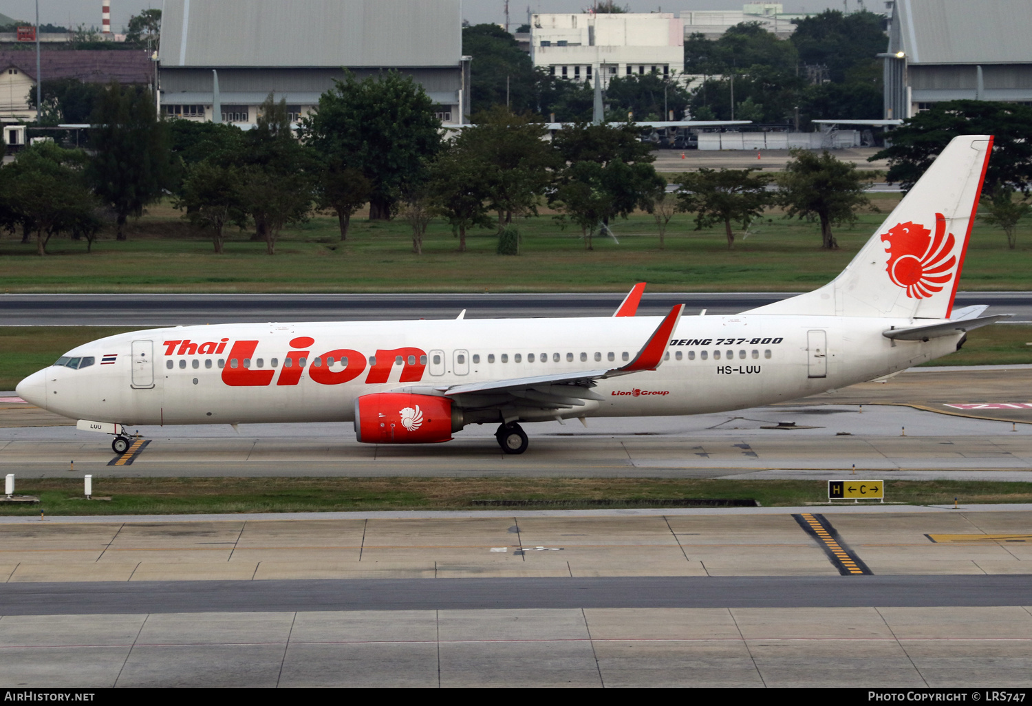 Aircraft Photo of HS-LUU | Boeing 737-8GP | Thai Lion Air | AirHistory.net #374075