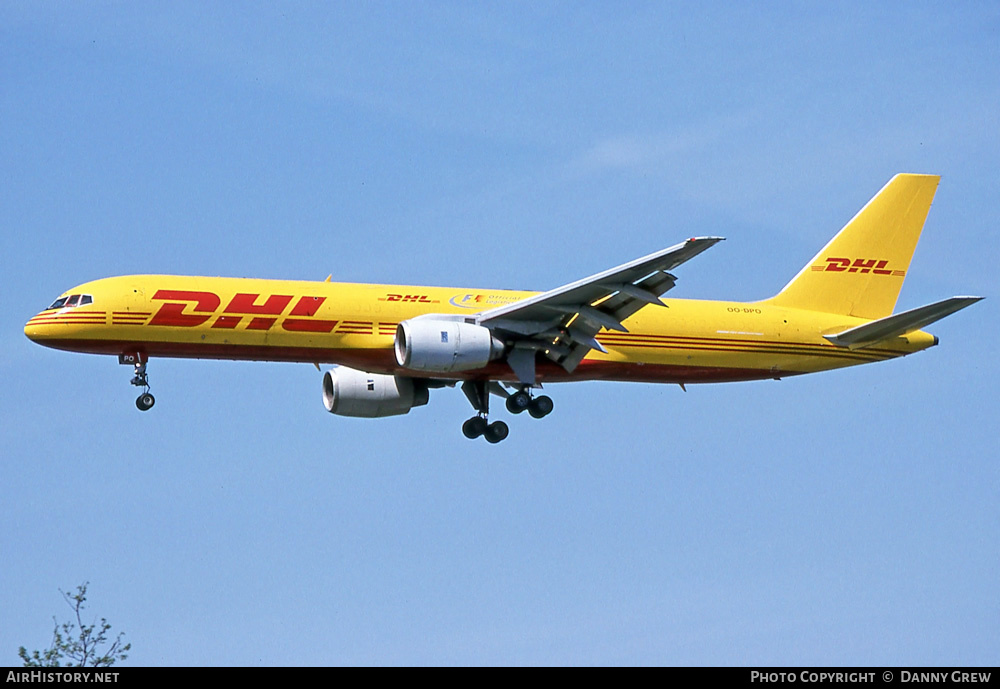 Aircraft Photo of OO-DPO | Boeing 757-236/SF | DHL International | AirHistory.net #374097