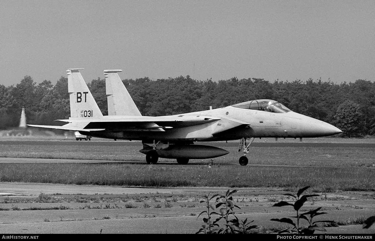 Aircraft Photo of 76-0031 / AF76-031 | McDonnell Douglas F-15A Eagle | USA - Air Force | AirHistory.net #374100
