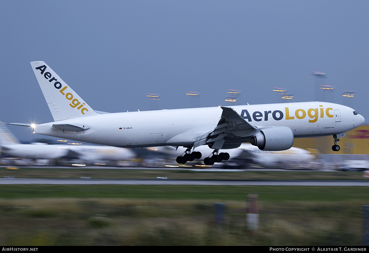 Aircraft Photo of D-AALD | Boeing 777-FZN | AeroLogic | AirHistory.net #374137
