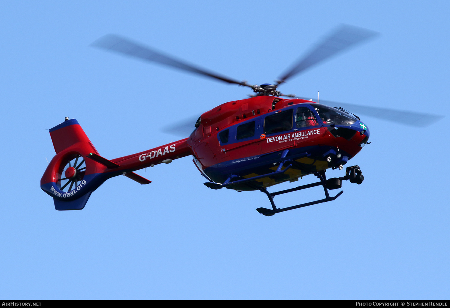 Aircraft Photo of G-DAAS | Airbus Helicopters EC-145T-2 | Devon Air Ambulance | AirHistory.net #374150