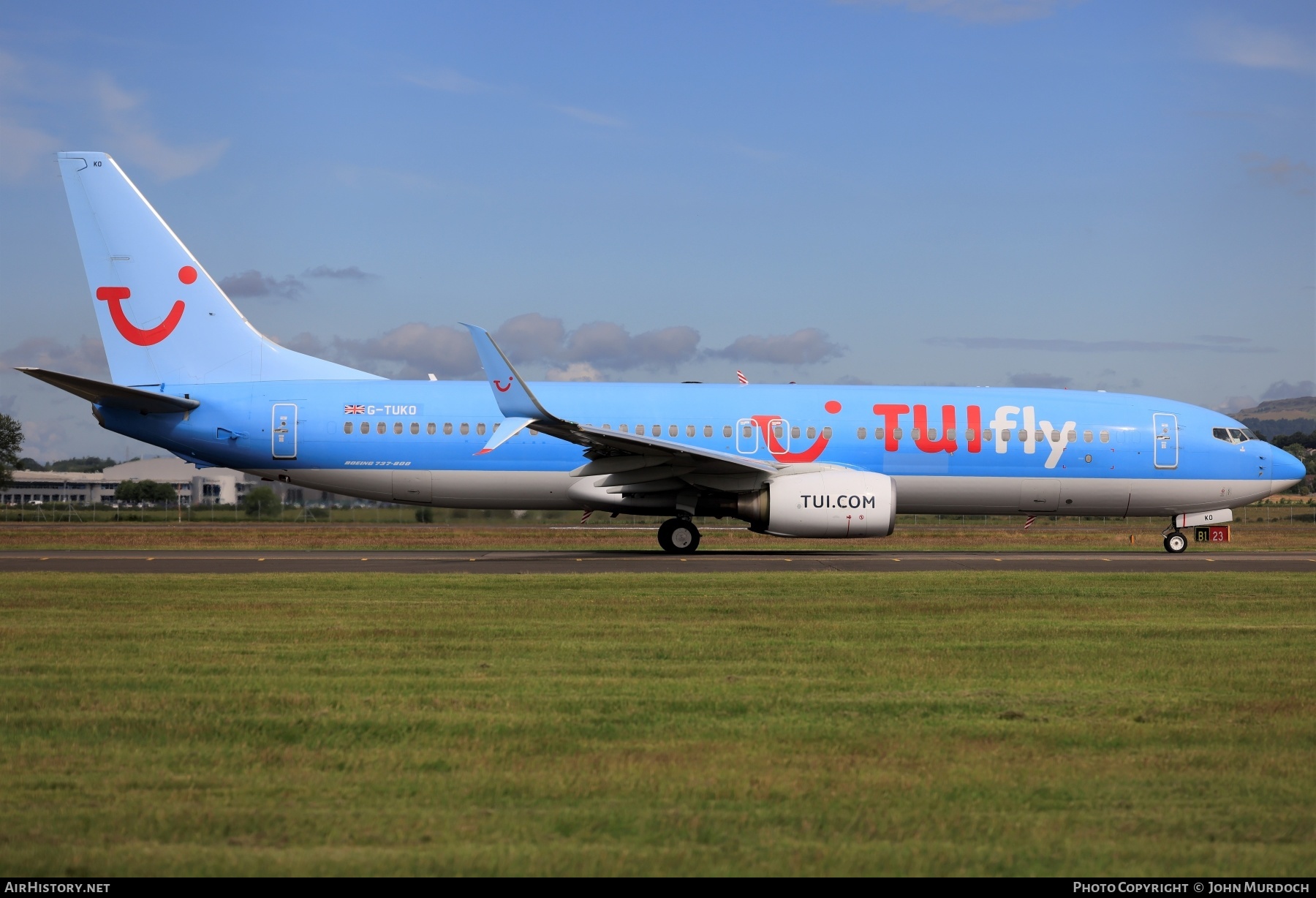Aircraft Photo of G-TUKO | Boeing 737-8K5 | TUIfly | AirHistory.net #374185