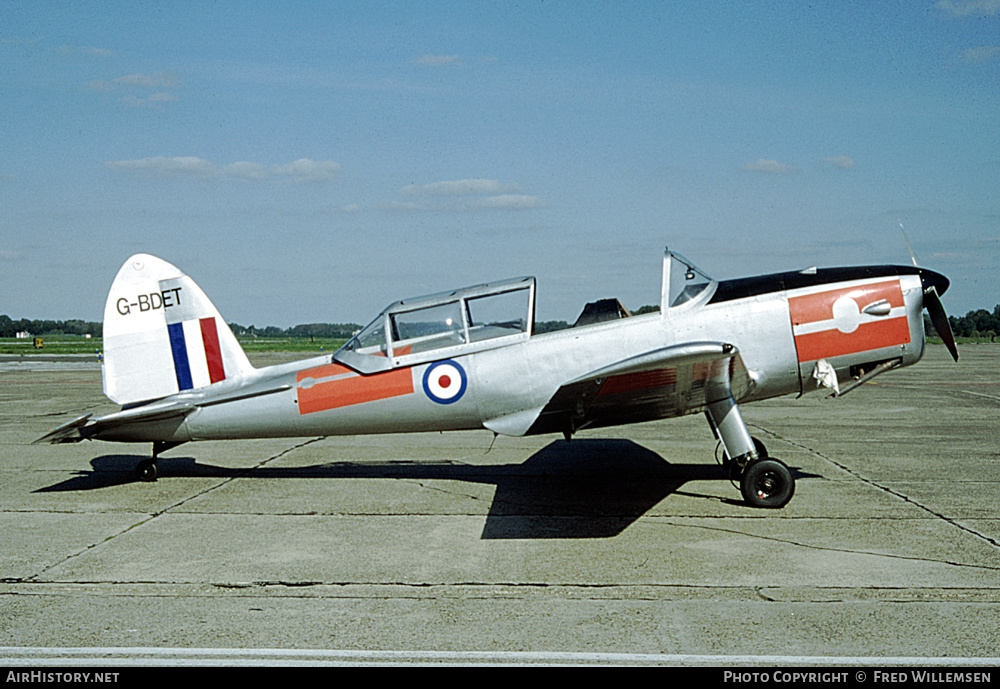Aircraft Photo of G-BDET | De Havilland Canada DHC-1 Chipmunk Mk22 | UK - Air Force | AirHistory.net #374213
